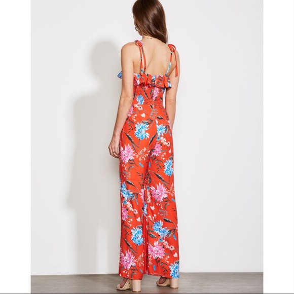 ALI & JAY Sangaria Floral Ruffle Pants Jumpsuit XS - Picture 2 of 8